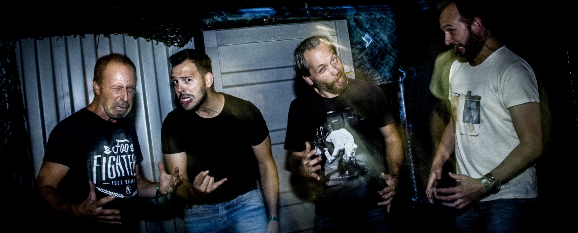 De vier bandleden van Lukazz